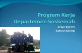 Program Kerja Departemen Soskemah