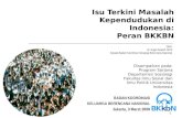 Isu Terkini Masalah Kependudukan di Indonesia: Peran BKKBN