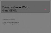 Dasar - dasar Web  dan HTML