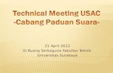 Technical Meeting USAC  - Cabang Paduan Suara-