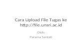 Cara Upload File Tugas ke file.unsri.ac.id