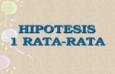 HIPOTESIS 1 RATA-RATA
