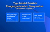 Tiga Model Praktek Pengorganisasian Masyarakat (Rothman & Tropman )