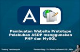 Pembuatan  Website Prototype Pelabuhan ASDP menggunakan PHP dan MySQL