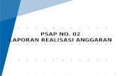 PSAP NO. 0 2 LAPORAN REALISASI ANGGARAN