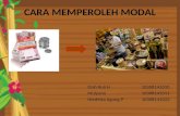 CARA MEMPEROLEH MODAL