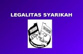 LEGALITAS SYARIKAH