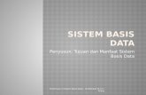 Sistem  basis data