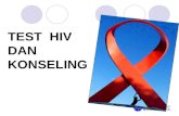 TEST   HIV DAN KONSELING