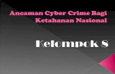 Ancaman  Cyber Crime  Bagi Ketahanan Nasional