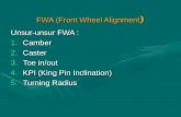 FWA (Front Wheel Alignment )