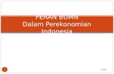PERAN BUMN Dalam Perekonomian Indonesia