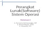 Perangkat Lunak(Software) Sistem Operasi