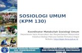 SOSIOLOGI UMUM (KPM 130)