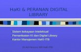 HaKI & PERANAN DIGITAL LIBRARY