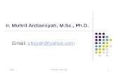 Ir. Muhril Ardiansyah, M.Sc., Ph.D.