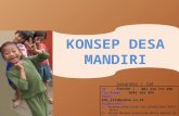 KONSEP DESA MANDIRI