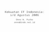Kekuatan IT Indonesia: s/d Agustus 2006