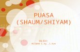 PUASA (SHAUM/SHIYAM) OLEH: MISWAN S.Ag.,S.Kom