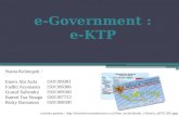 e-Government : e-KTP
