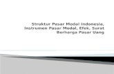 Struktur Pasar Modal Indonesia, Instrumen Pasar Modal, Efek, Surat Berharga Pasar Uang
