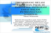 MENIMBANG RELASI ZAKAT DAN PAJAK DI INDONESIA: INTEGRASI ZAKAT DALAM  PEMBANGUNAN NASIONAL