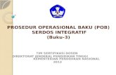 PROSEDUR OPERASIONAL BAKU (POB) SERDOS INTEGRATIF ( Buku -3)