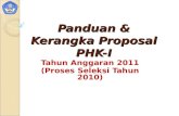 Panduan & Kerangka Proposal PHK-I