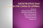 Geostrategi dan Geopolitik  China  di Afrika