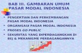 BAB III. GAMBARAN UMUM PASAR MODAL  INDONESIA
