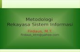 Metodologi Rekayasa Sistem Informasi