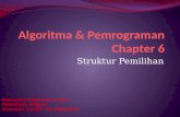 Algoritma  &  Pemrograman Chapter 6