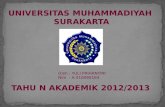 UNIVERSITAS MUHAMMADIYAH  SURAKARTA