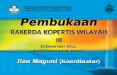 Pembukaan RAKERDA KOPERTIS WILAYAH III 1 3  Desember  201 2 ,  Hotel  Grand Sahid , Jakarta