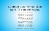 Suomen autonomian ajan aate- ja tieteenhistoria