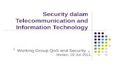Security  dalam  Telecommunication and Information Technology