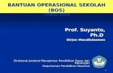 Prof. Suyanto, Ph.D  Dirjen Mandikdasmen