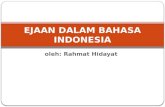 EJAAN DALAM BAHASA INDONESIA
