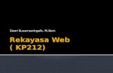 Rekayasa  Web ( KP212)