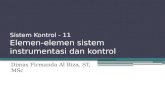 Sistem Kontrol  - 11 Elemen-elemen sistem instrumentasi dan kontrol