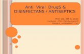 Anti  Viral   DrugS  & DISINFECTANS / ANTISEPTICS  PKH  UB,  SM  IV 2013