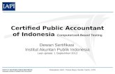 Certified Public Accountant of Indonesia  Computerized-Based Testing