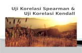 Uji Korelasi Spearman & Uji Korelasi Kendall