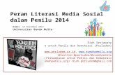 Peran Literasi  Media  Sosial dalam Pemilu  2014