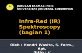 Infra-Red (IR) Spektroscopy (bagian 1)
