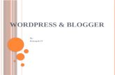 Wordpress  & Blogger