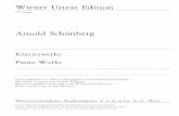 Schoenberg - Obras para piano (Wiener urtext)