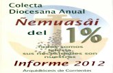 Informe de la Colecta Ñemuasai 2012