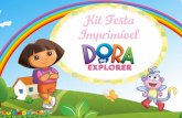 kit festa imprimível - Dora
