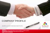Company Profile SurpluS Institute